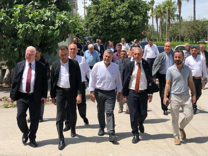 MHP Mersin Milletvekili adayı Dr. Levent UYSAL Huzurlukent esnaflarını ziyaret etti.