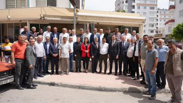 MHP Mersin Milletvekili adayı Dr. Levent UYSAL Sivil Toplum Kuruşlarının Başkanlarıyla buluştu.