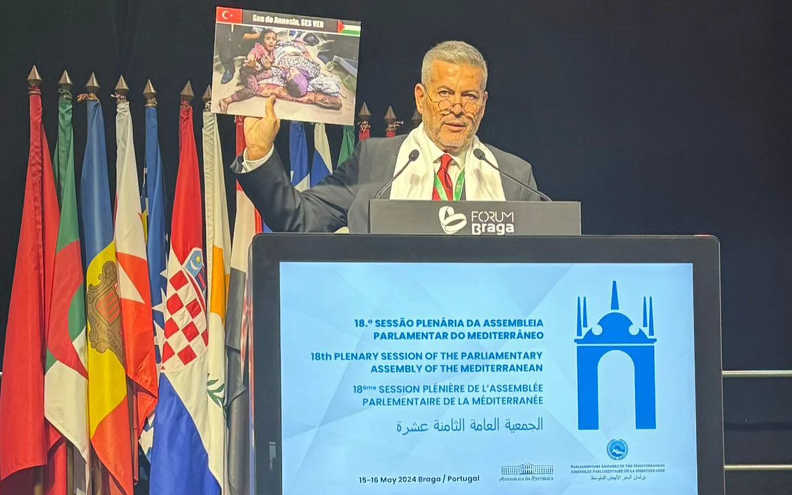 Milletvekili Uysal Filistin İçin Portekiz’den Dünyaya Seslendi: Vahşeti Durdurun